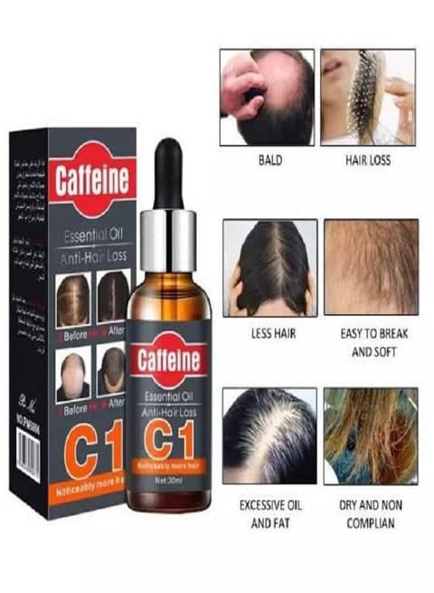 Huile Anti-Chute & Repousse Cheveux C1 à la Caffeine